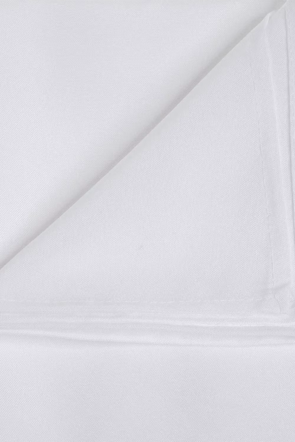 Neel Blue Reusable Polyester Table Napkins, 10-Piece Set in White, 20 Inch, Wrinkle-Resistant