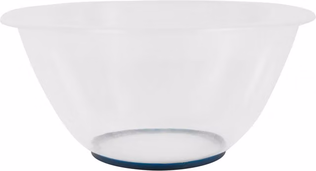 My Kitchen Round Anti-Skid Clear Plastic Bowl, 2l