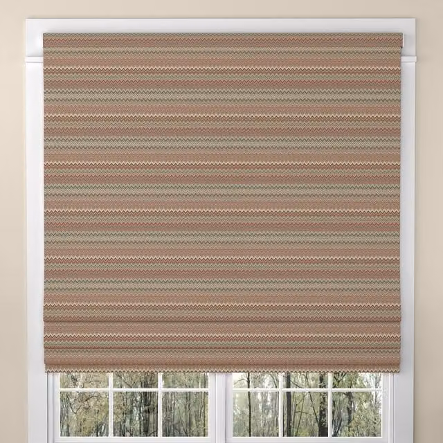 ANTE DECOR Atzi Made To Measure Striped Blackout Roman Blind in Multicolour