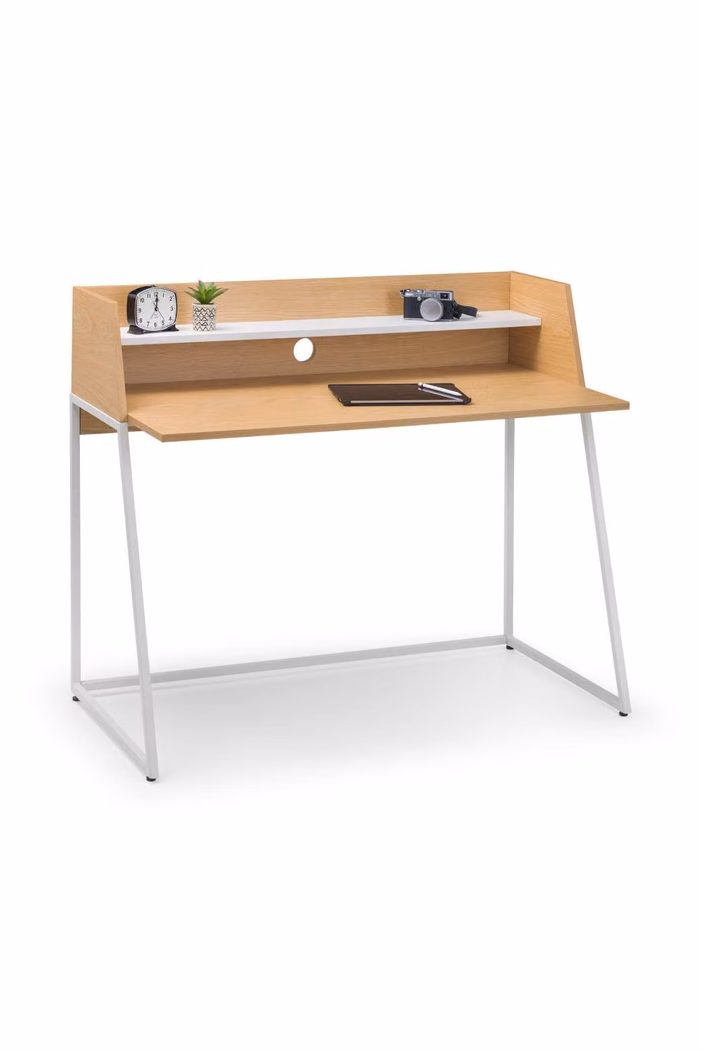 Julian Bowen Palmer White Writing Desk – 2