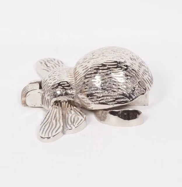 Glasstone Chrome Bee Door Knocker in Metallic Silver