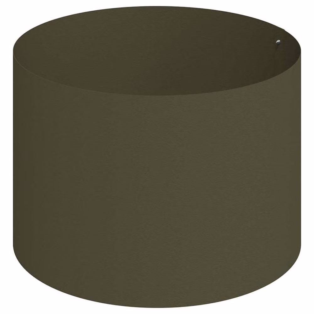 Berkfield Home Modular Metal Planter Tub in Olive Green, Diameter: 90 cm – 5