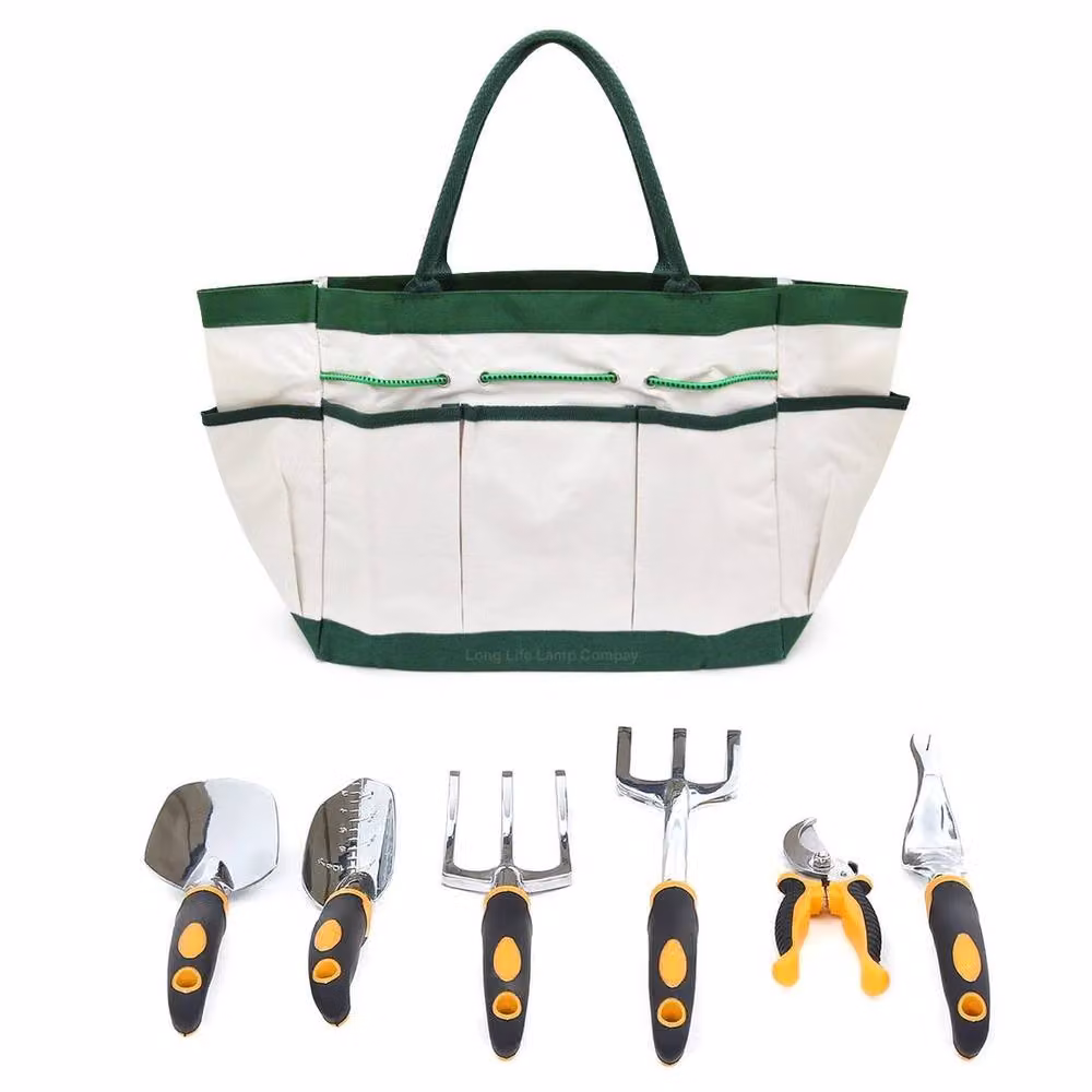 SPETLEK Garden Tool Bag with 8 Pockets and 3-in-1 Functionality in Off-White, W: 1000 cm, H: 52 cm – 2