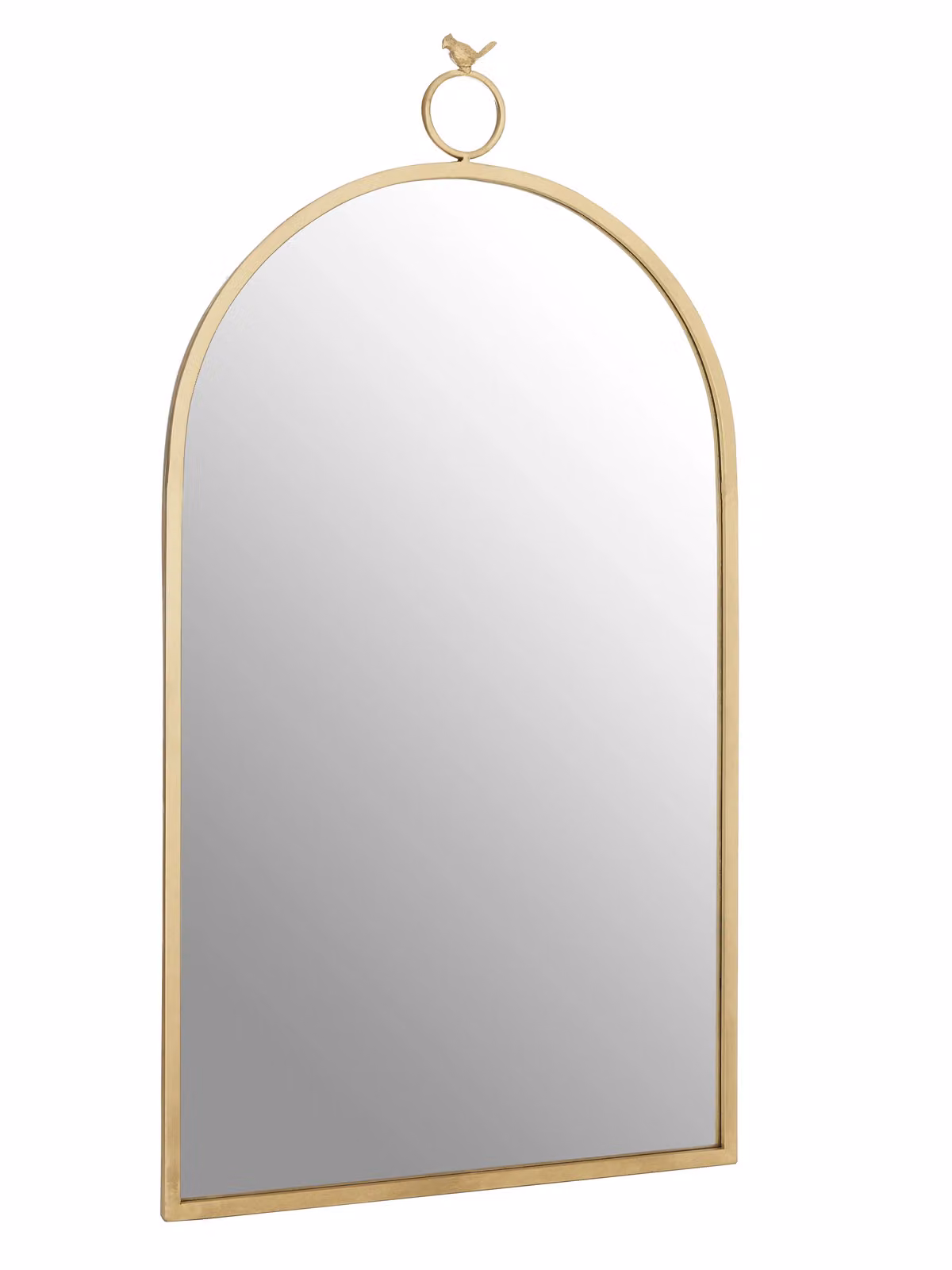 Premier Housewares Round Metal Wall Mirror in Gold – 2