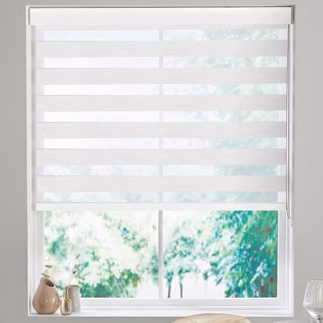 Terrys Made to Measure Day and Night Blind in White