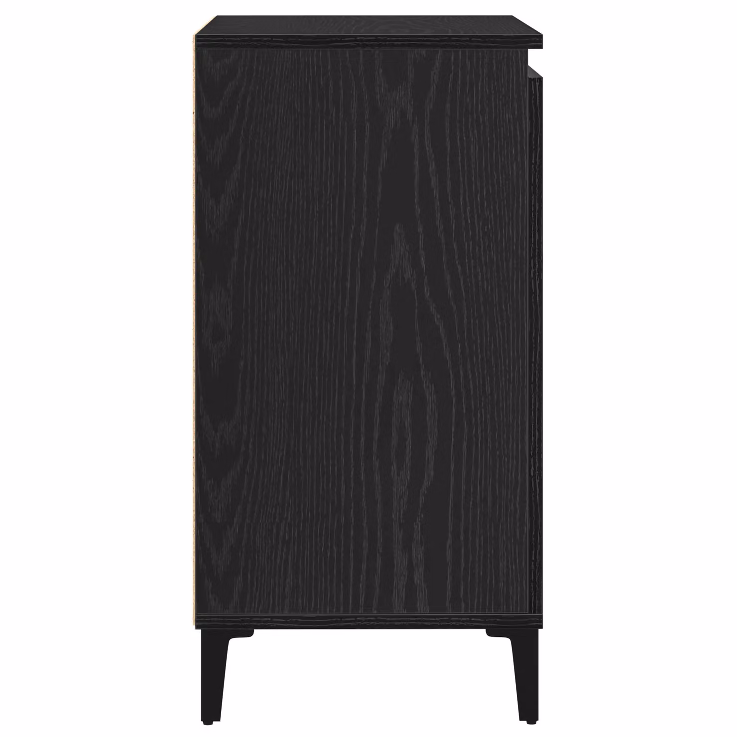 Berkfield Home Modern Black Oak Sideboard, W/D/H: 60 x 35 x 70 cm – 4
