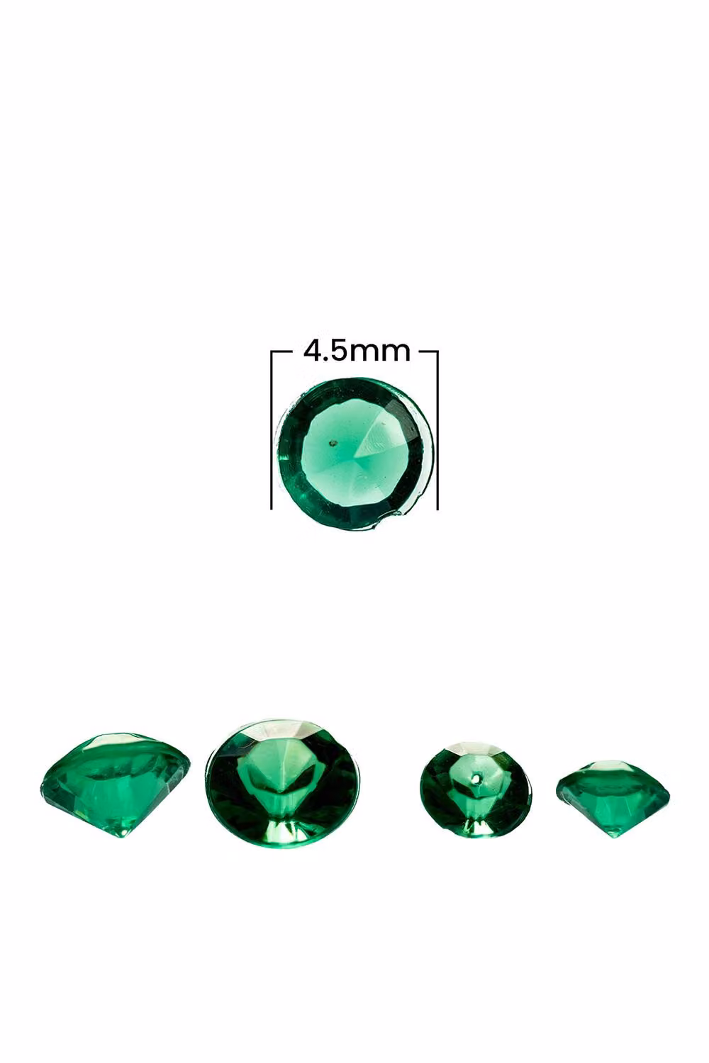 Neel Blue Acrylic Rhinestone Table Confetti Scatters, 2000 Pieces, Emerald and Blue – 2