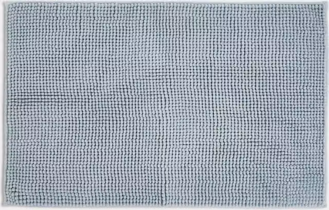 M&S Bobble Bath Mat in Powder Blue, Quick-Drying and Non-Slip Polyester