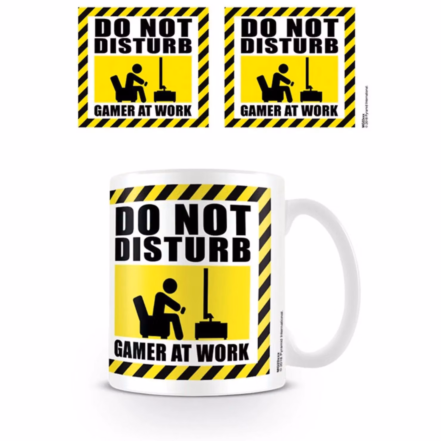 Gamer At Work Do Not Disturb Ceramic Mug in White – 2