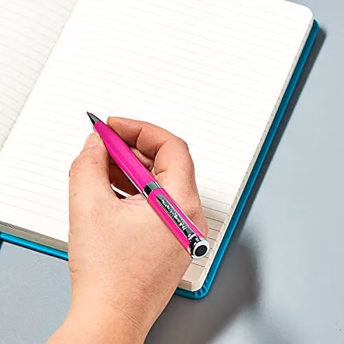 Helix Oxford Premium Metal Ballpoint Pen in Pink and Silver – 2
