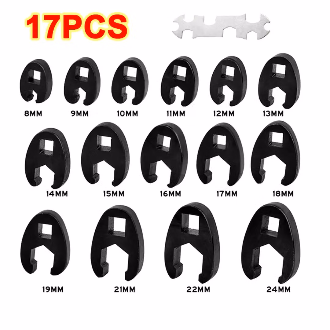 SPETLEK 17pc Metric Crowfoot Wrench Set 8-24mm Blue – 2