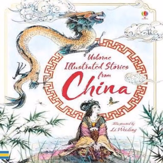 Usborne Illustrated Stories from China Hardback Book, Multicolour