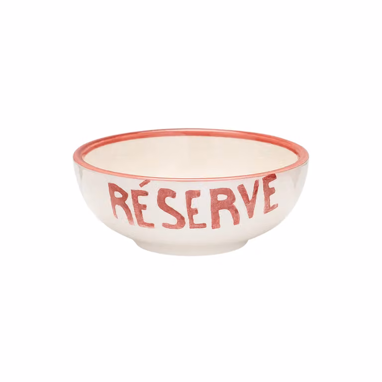 Anna + Nina Réservé White Ceramic Dip Bowl