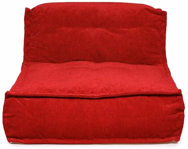 Kaikoo Red Chenille Quilt Lounger – 1