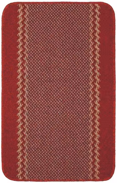 THE RUGS Red Machine Washable Non-Slip Area Rug with Bordered Design, W/D: 190 x 133 cm – 3