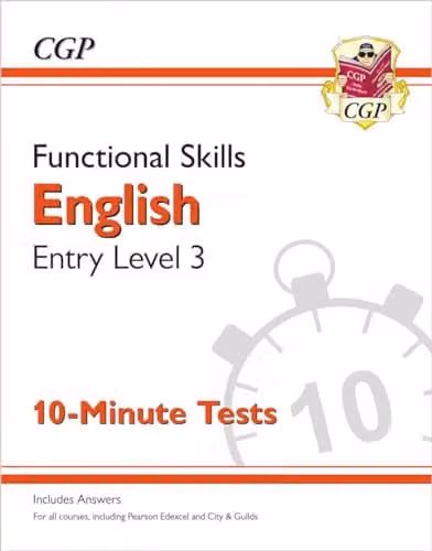 CGP Functional Skills English Entry Level 3 10 Minute Tests