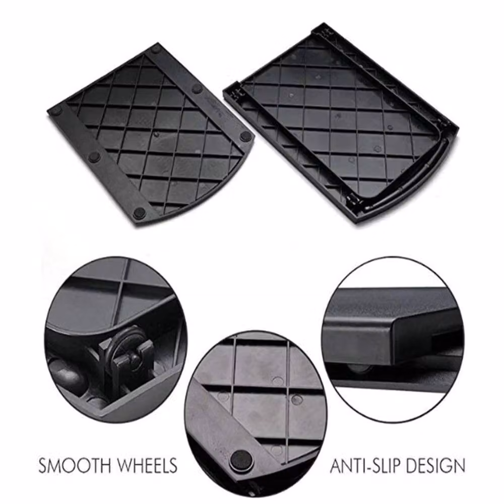 Kelvenix Black Kitchen Sliding Coffee Tray Mat Under Cabinet W: 100 cm, D: 50 cm – 3