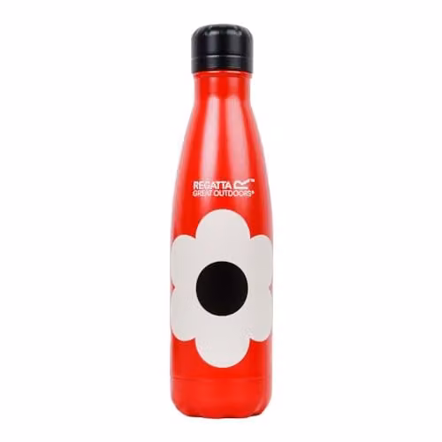 Regatta Orla Kiely Red Vacuum Insulated Stainless Steel Bottle, 0.5 l – 1