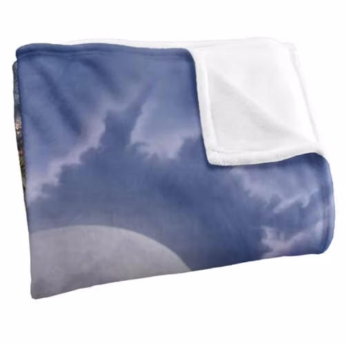 JQ Licensing Jlo Wolf Pack Moon Silky Touch Super Soft Fleece Throw Blanket, Multicolour, W: 91 cm, D: 147 cm – 2