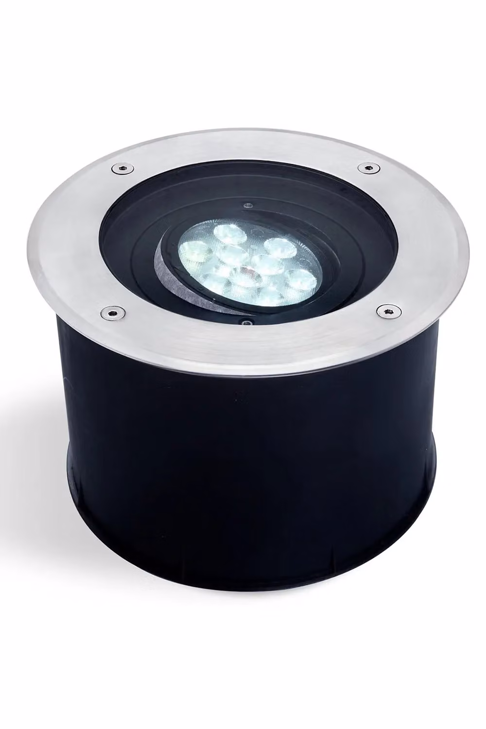 CGC Lighting Yara Silver Angled Compact Recessed Outdoor Ground Light – 2