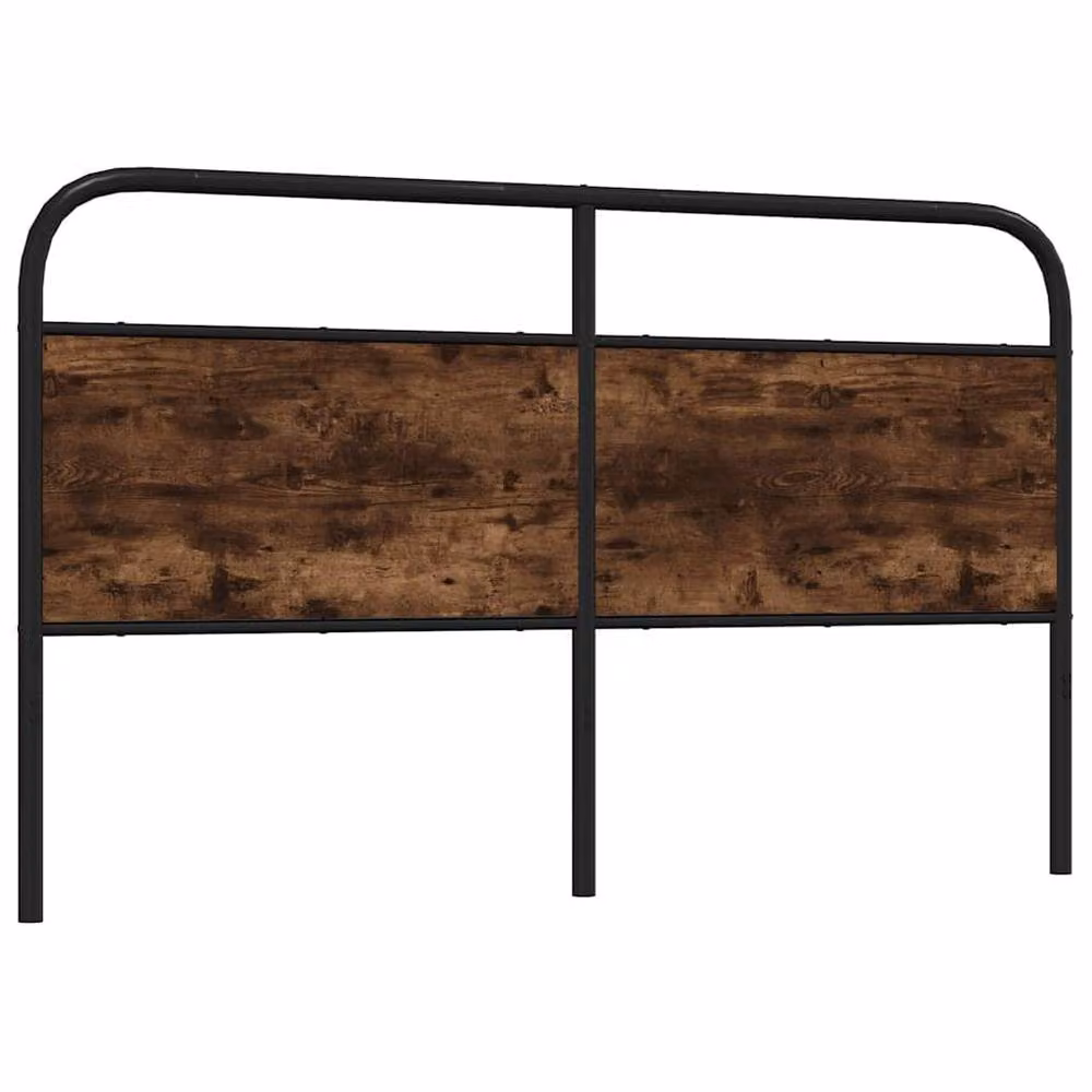 Berkfield Home Smoked Oak Headboard in Brown, W: 166 cm, H: 100 cm – 3