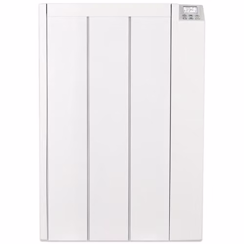 MYLEK Ceramic and Aluminium Electric Panel Heater Radiator with Timer and Thermostat, White, 600W – 1