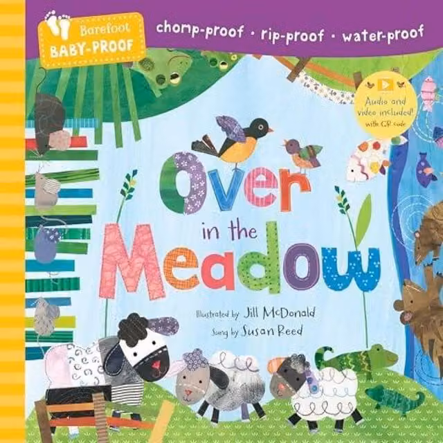 Barefoot Books Over in the Meadow Multicolour Paperback Book