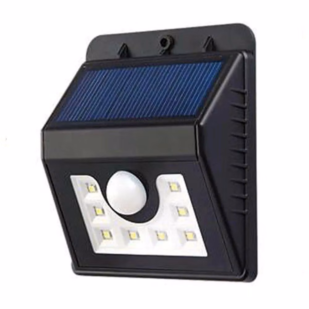 ENER-J Solar Powered LED Motion Sensor Wall Lights, White, 2 Pack – 3