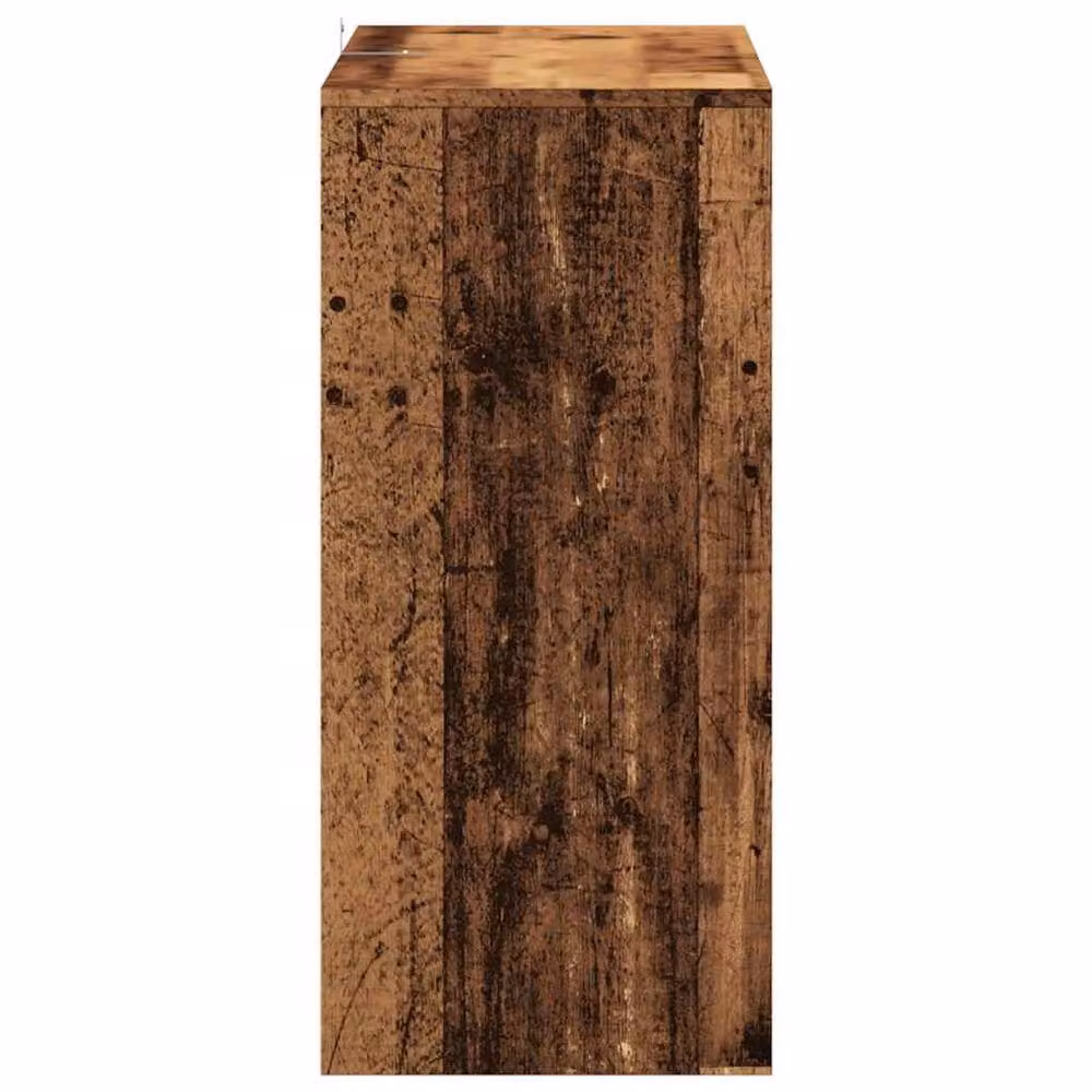 Berkfield Home Decorative Console Table in Brown Rustic Old Wood, W/D/H: 100 x 35 x 76.5 cm – 3