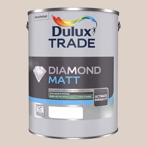 Dulux Trade Diamond Matt Paint in Gentle Fawn, 5l