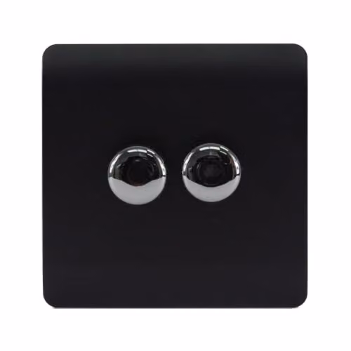 Trendi Modern LED Dimmer Switch, Matt Black – 2