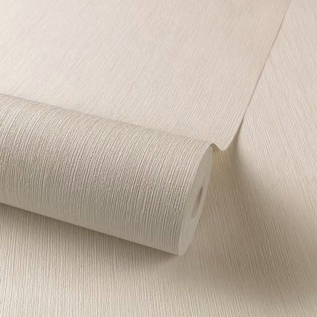 Grandeco Abstract Minimalist Textured Wallpaper in White and Pink