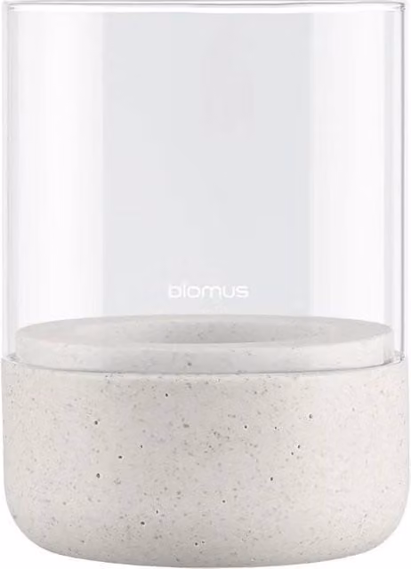 Blomus CALMA Lantern Size S Moonbeam in Off-White Tabletop Tealight Holder – 1