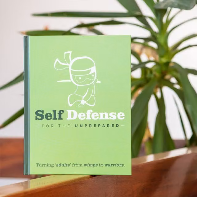 Self-Defense For the Unprepared Book by Boxer Gifts, Multicolor