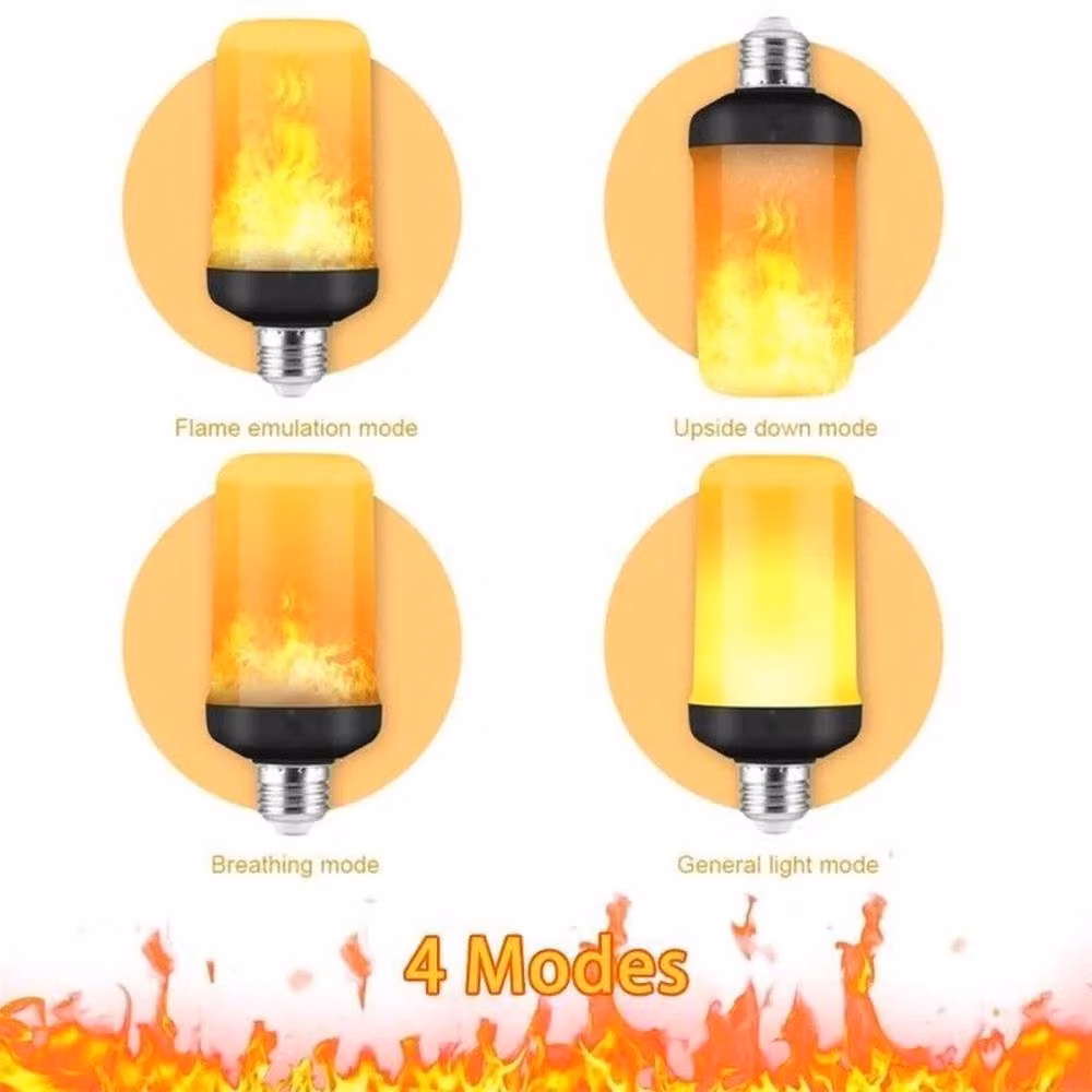 NESTLUNE 3W 96LED Decorative Candle Bulb in Warm Yellow Light – 3