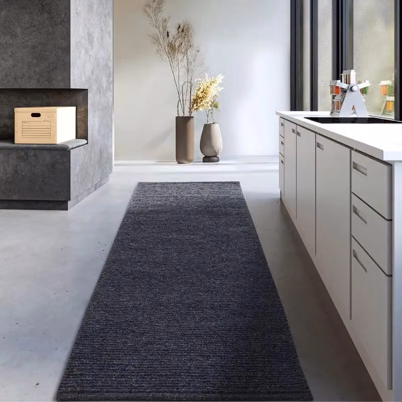 Villeroy & Boch 1748 Francois Handmade Wool Rug in Charcoal, W: 60 cm x L: 90 cm – 4