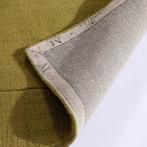 Esselle Home Esme Modern Wool Rectangular Rug, Green, W: 200 cm, D: 290 cm – 3