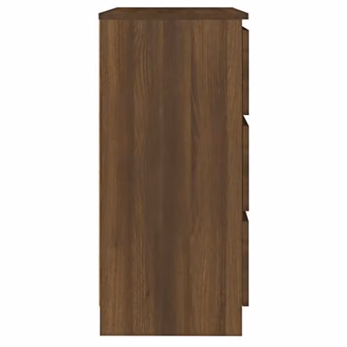 vidaXL Scandinavian Sideboard in Brown Oak, W/D/H: 60 x 35 x 76 cm – 4