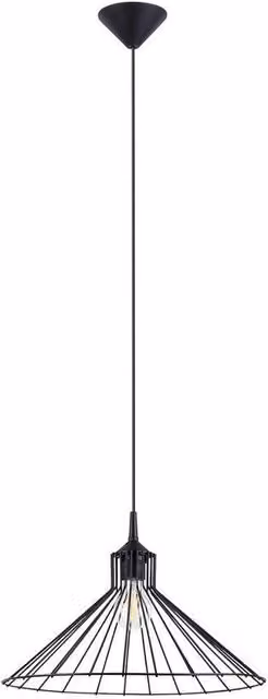 Sollux Lighting Industrial Black Metal Pendant Lamp W/D/H: 86 x 40 x 40 cm – 1