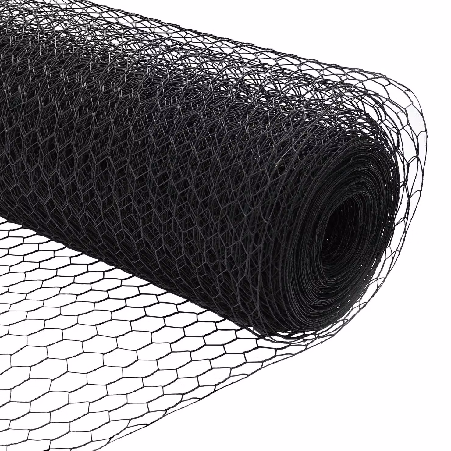 Berkfield Home Grey PVC-Coated Hexagon Steel Fence, H: 0.4 m x W: 25 m – 3