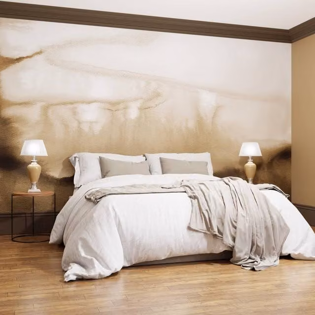 Superfresco Easy Watercolour Landscape Neutral Mural in Beige, W: 300 cm, H: 280 cm – 1