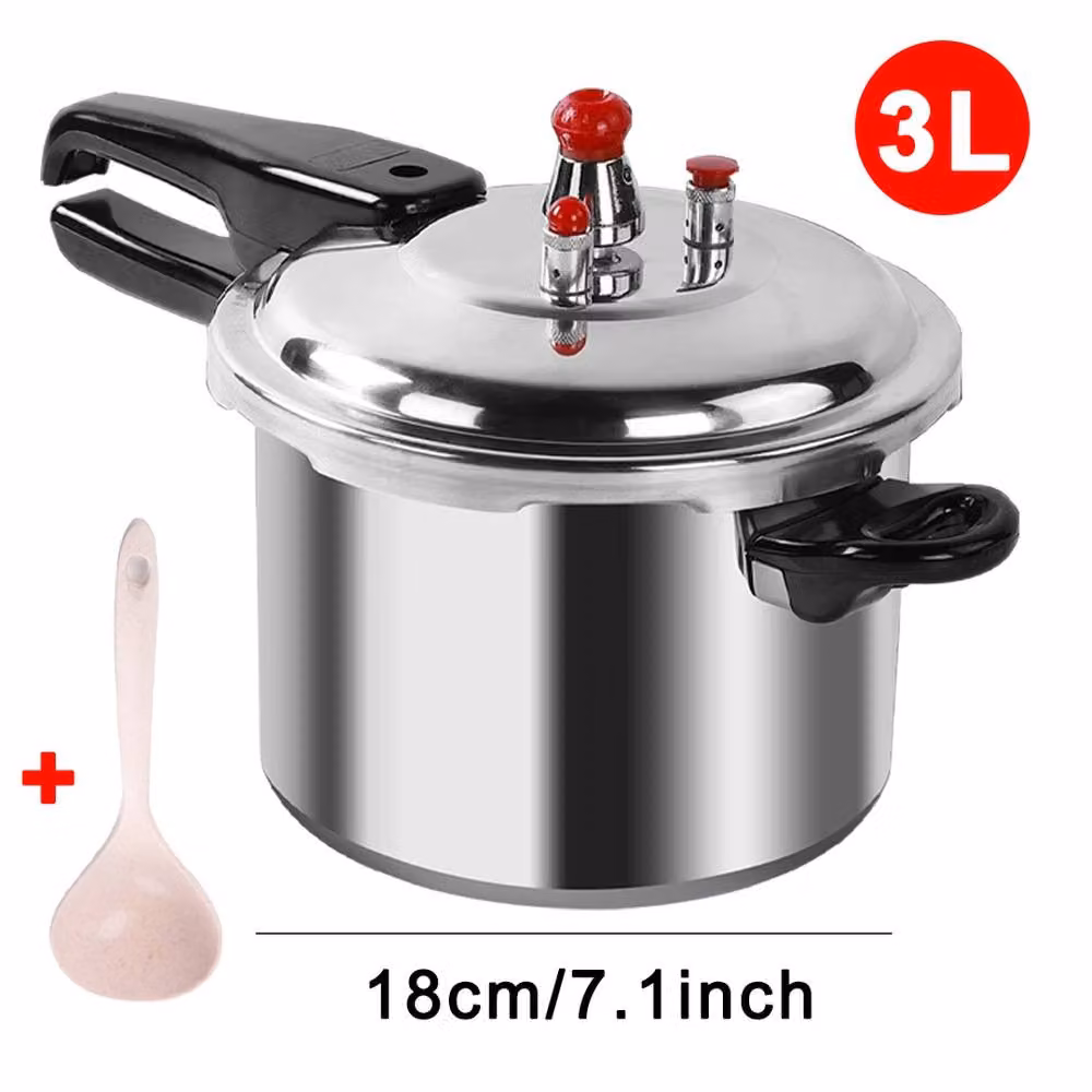 Kelvenix Silver Stainless Steel and Aluminium Pressure Cooker – 2