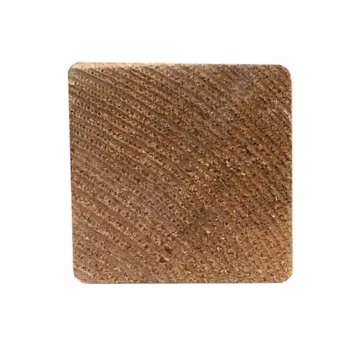 Snowdon Timber Treated Square Eased Edge In-Ground Fence Posts, Brown, Pack of 2, H: 3.0 m, W: 7.0 cm, D: 7.0 cm – 2