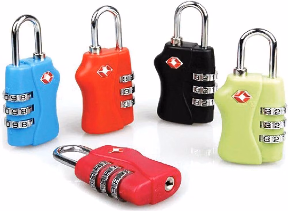 Shatchi TSA Approved 3 Digit Combination Luggage Locks, 2 Pack, Multicolour – 9