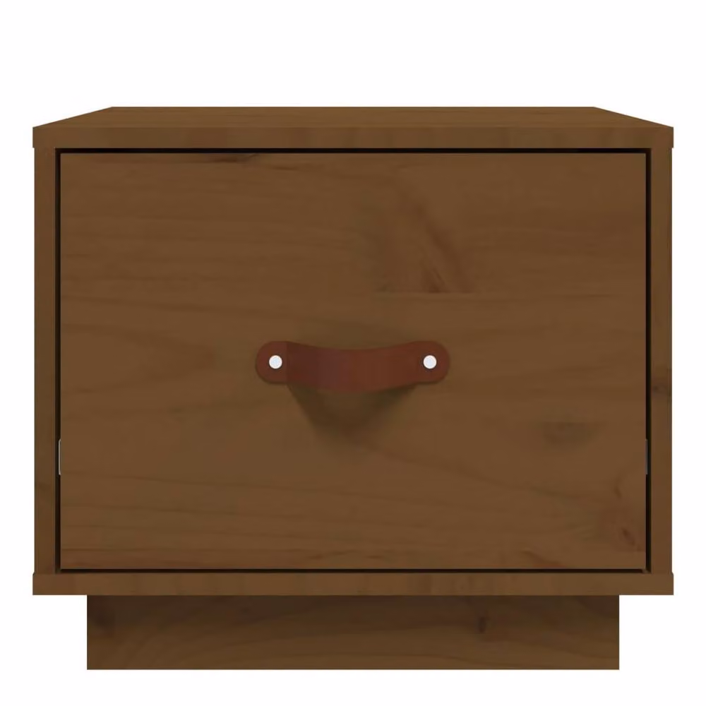 Berkfield Home Beautiful Bedside Cabinets, 2 Piece, Honey Brown, W/D/H: 40 x 34 x 35 cm – 4