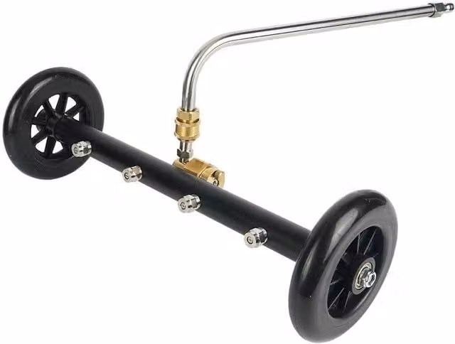 NESTLUNE 4000psi Under Car Pressure Washer Undercarriage Cleaner in Black