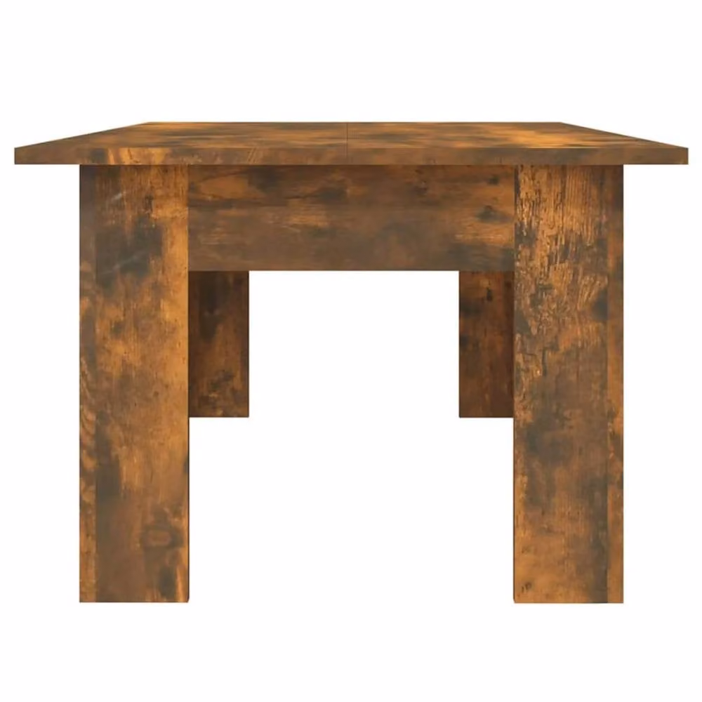Berkfield Home Smoked Oak Coffee Table in Brown, W/D/H: 100 x 60 x 42 cm – 4