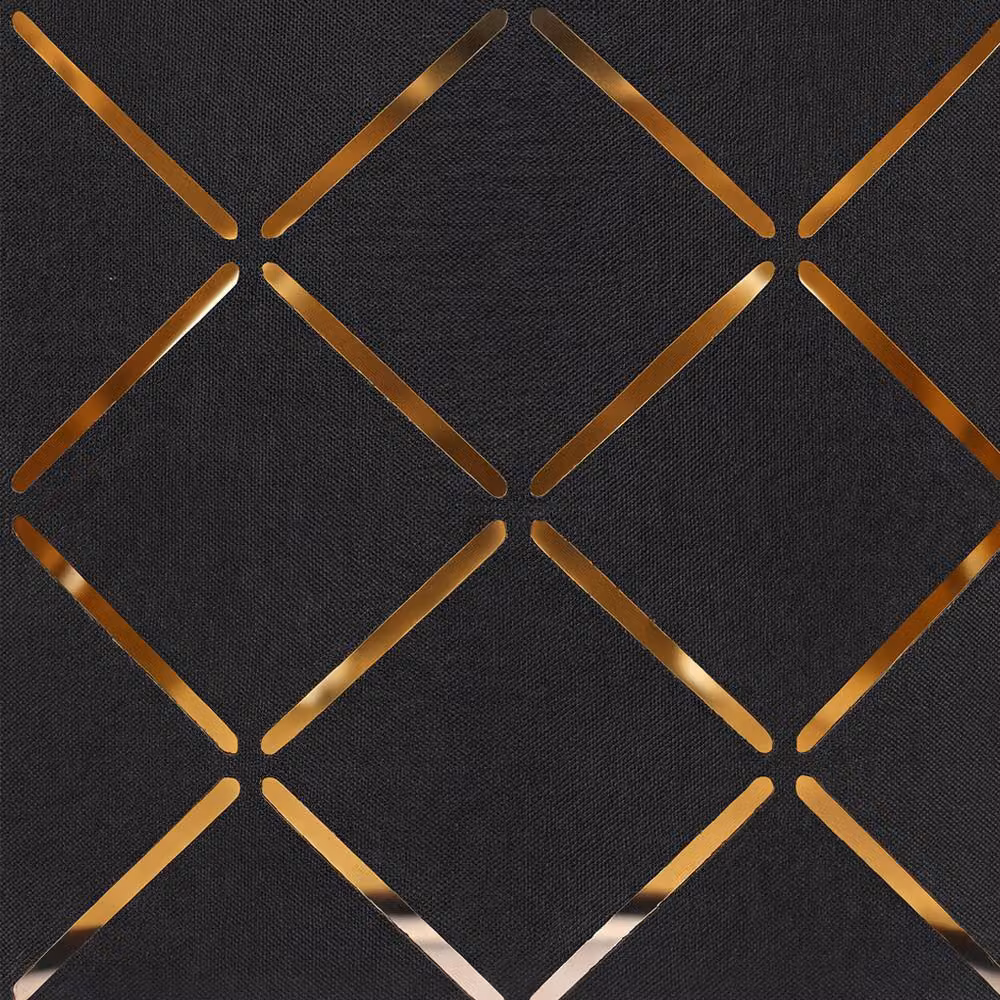 Emitto Modern Drum Pendant Ceiling Light Shade in Black and Gold/Brass, W: 32.0 cm, H: 23.5 cm – 4