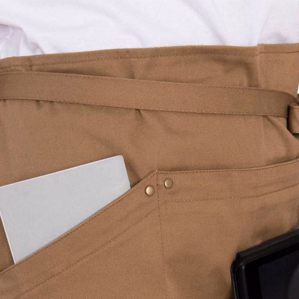 Dennys Le Chef Prep Waist Apron in Beige – 2