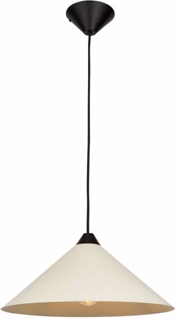 First Choice Lighting Fontana Ceiling Pendant Light, Beige and Black, Diameter: 40 cm